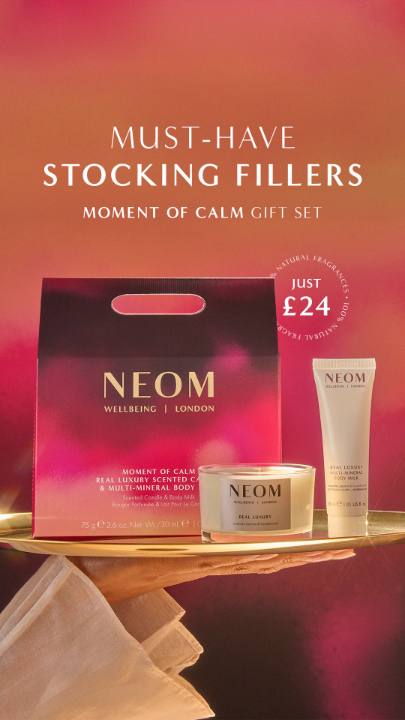 NEOM Wellbeing Christmas 2025 ad