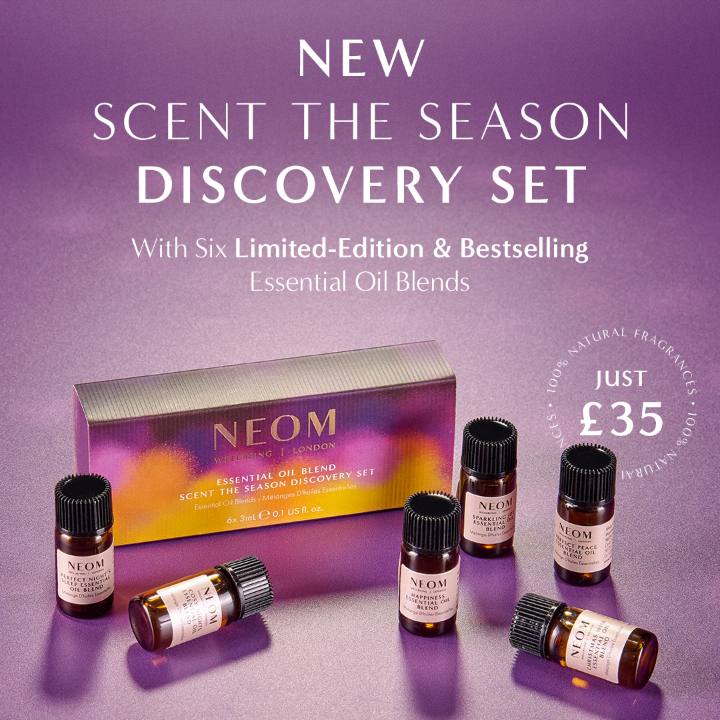 NEOM Wellbeing Christmas 2025 ad